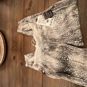 Lululemon Athletica Black and White Track Pants